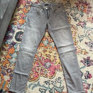 Mavi Gray Jake Slim Leg Jeans with Modern Stretch